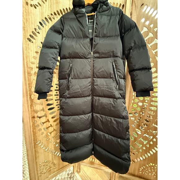 Herno Laminar Black  Quilted Down Long Parka Jacket Coat - Picture 10 of 11